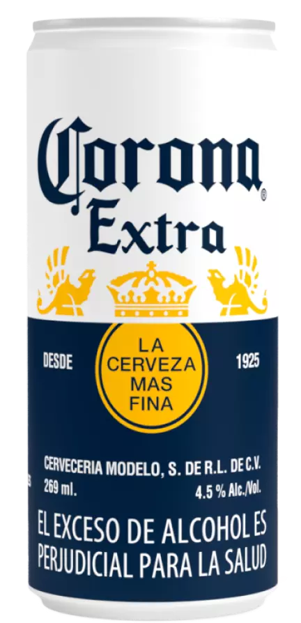 Cerveza Corona en lata